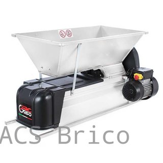Despalilladora Chapa Motor Eléctrico - 0,75 kW- 1500 kg/h - 90x50 cm - Grifo