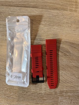 Correa Roja 26mm para Apple Watch