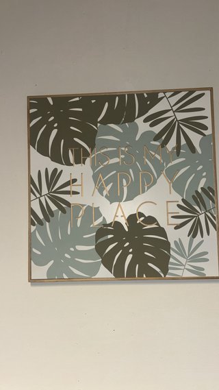 Cuadro decorativo Maison du Monde hojas