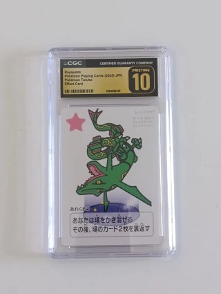 Carta Pokémon Rayquaza Taruka CGC Pristine 10