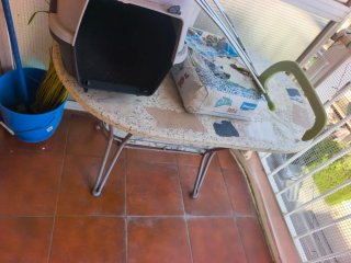 Mesa exterior de Mármol