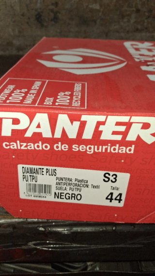 Zapatos de seguridad Panter PU/TPU Talla 44