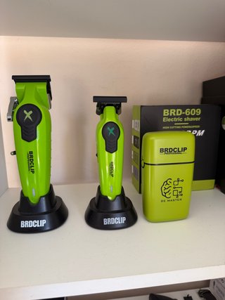 Kit Barbero Profesional BRDCLIP Verde
