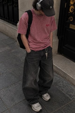 Camiseta Superdry Rosa Y2K Vintage