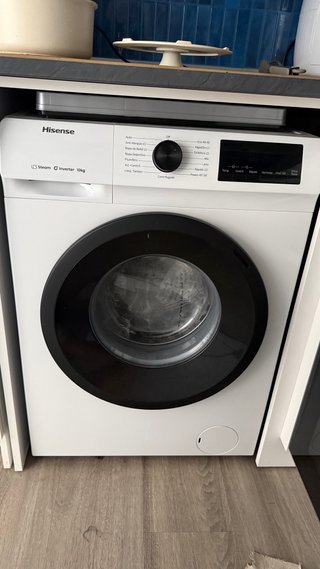 Lavadora Hisense 10kg Vapor Clase A