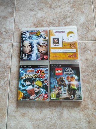 Lote 4 Juegos PS3: Naruto y LEGO