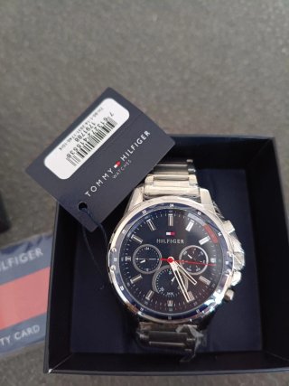 Reloj Tommy Hilfiger Hombre Nuevo Azul/Plata