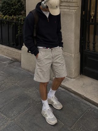 Tommy Hilfiger Shorts Beige Vintage Y2K