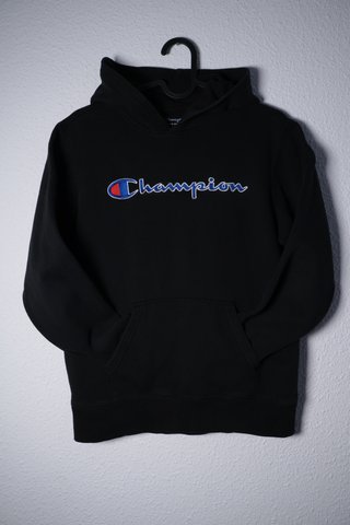 Champion sudadera con capucha negra mujer talla L