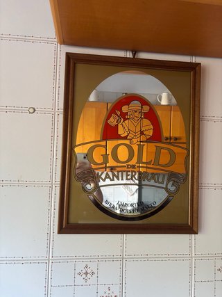Specchio pubblicitario Gold de Kanterbräu