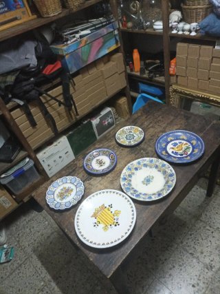 Set di 6 piatti decorativi