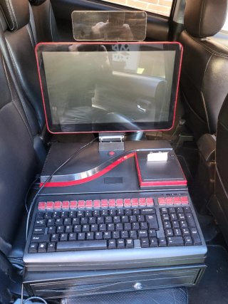 TPV Manual con Pantalla y Teclado