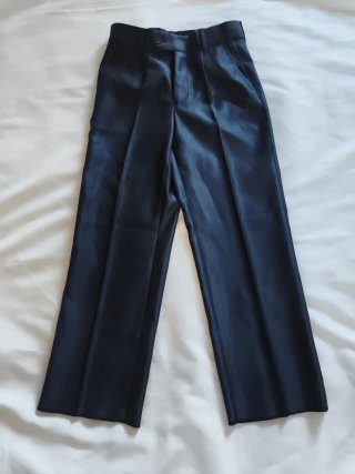 Pantalón elegante infantil gris oscuro para bodas