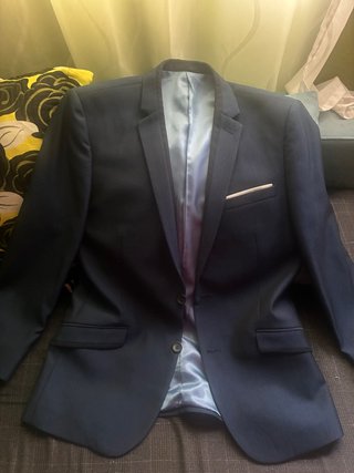 Chaqueta americana azul