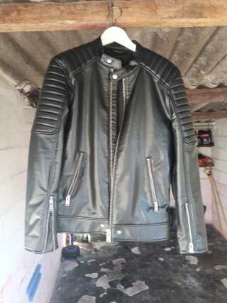 Chaqueta Biker Zara Negra