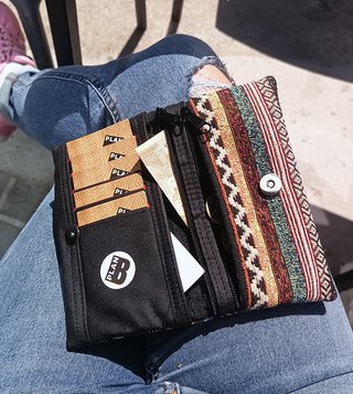 Monedero Plan B, Manchego, 15,50 x 9 cm
