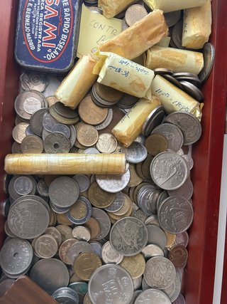 Lote de monedas antiguas