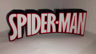 Letrero SPIDER-MAN 3D