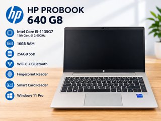 HP ProBook 640 G8 i5 16GB RAM 256GB SSD