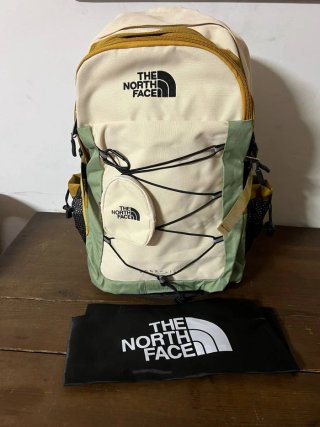 Mochila The North Face Beige y Verde