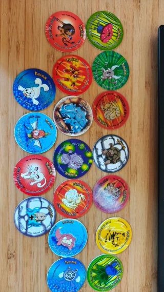 Lote de 16 Tazos Pokémon
