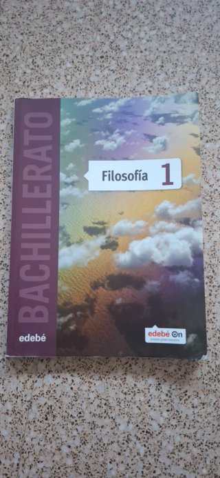 Libro Filosofía 1 bachillerato