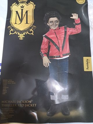 Disfraz Michael Jackson Thriller Talla 10 años