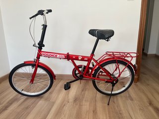 Bicicleta Plegable Roja