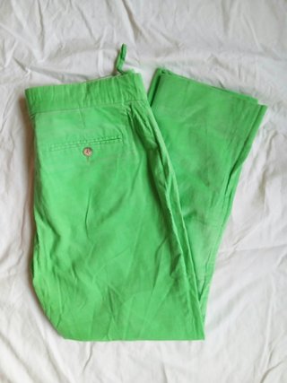 Pantalones Ralph Lauren pana verde lima T4