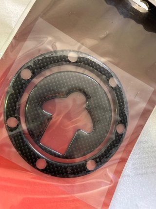Copertura tappo serbatoio effetto carbonio