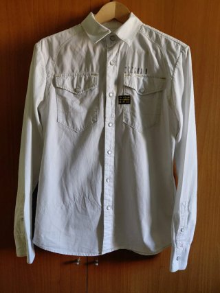 Camisa G-Star RAW Blanca Hombre