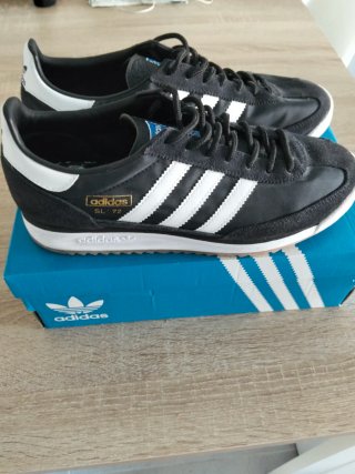 Adidas SL 72 Zapatillas Negras Blancas