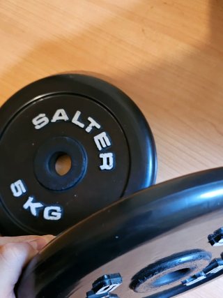 Discos caucho Salter  5kg