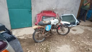 Moto de Motocross Antigua Gilera
