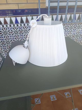 Lámpara de techo blanca Ikea