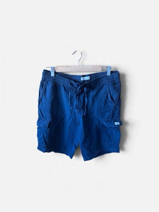 Pantalones cortos cargo azules