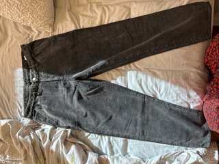 Pantalón pana Zara gris