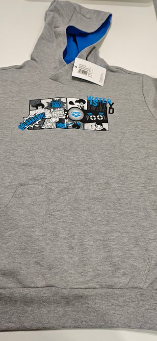 Sudadera Arena Gris Talla S. Nueva