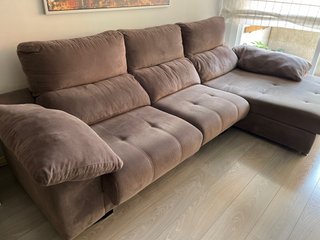Sofá Chaise Longue gris