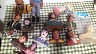 Set di 13 figure pilota per modellismo aereo