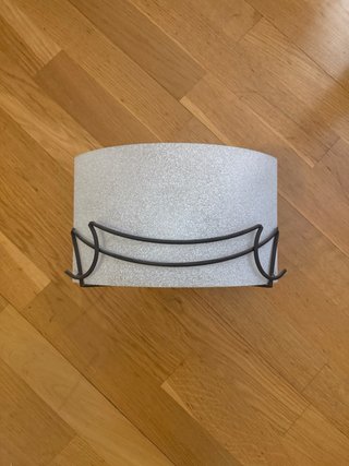 Aplique de pared de cristal