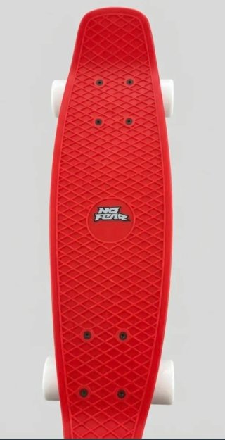 Monopatín Mini Cruiser No Fear Rojo