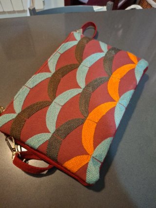 Bolso Bandolera Multicolor Bordado y de Mano