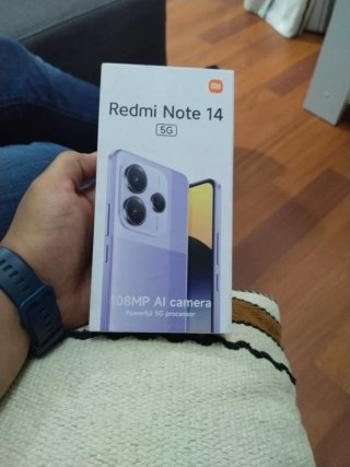 Xiaomi Redmi Note 14 5G Morado, totalmente NUEVO.