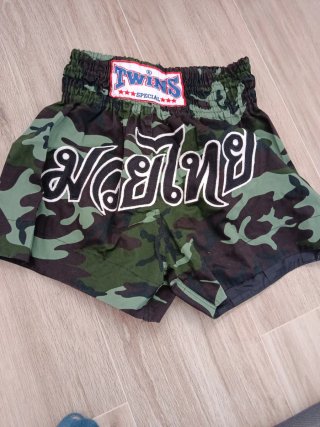 Pantalón Muay Thai Twins Camuflaje