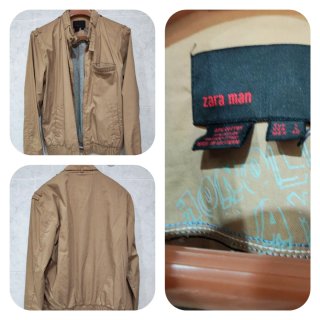 Cazadora Zara Talla L Beige