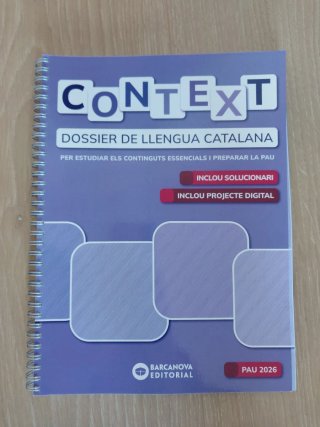 Context, Dossier de Llengua Catalana per estudi