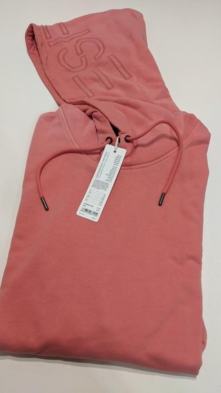 Sudadera Esprit capucha Coral Talla XL. Nueva