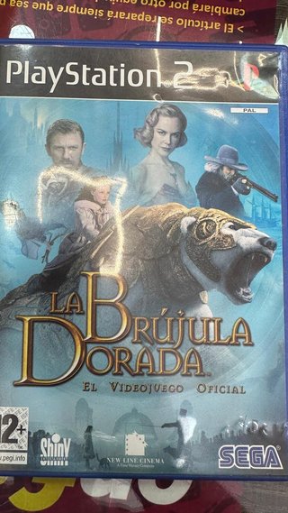 Videojuego PS2 La brujula dorada