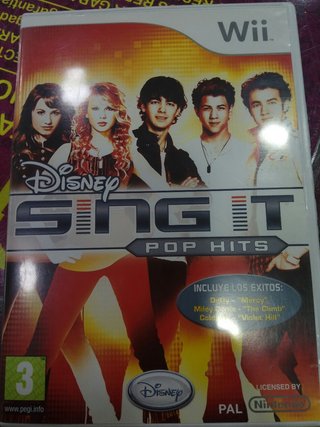 juego wii Sing It Pop Hits